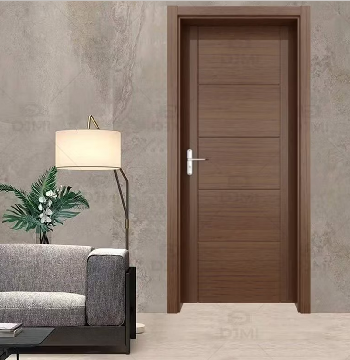 Decorative Entrance Flush Door