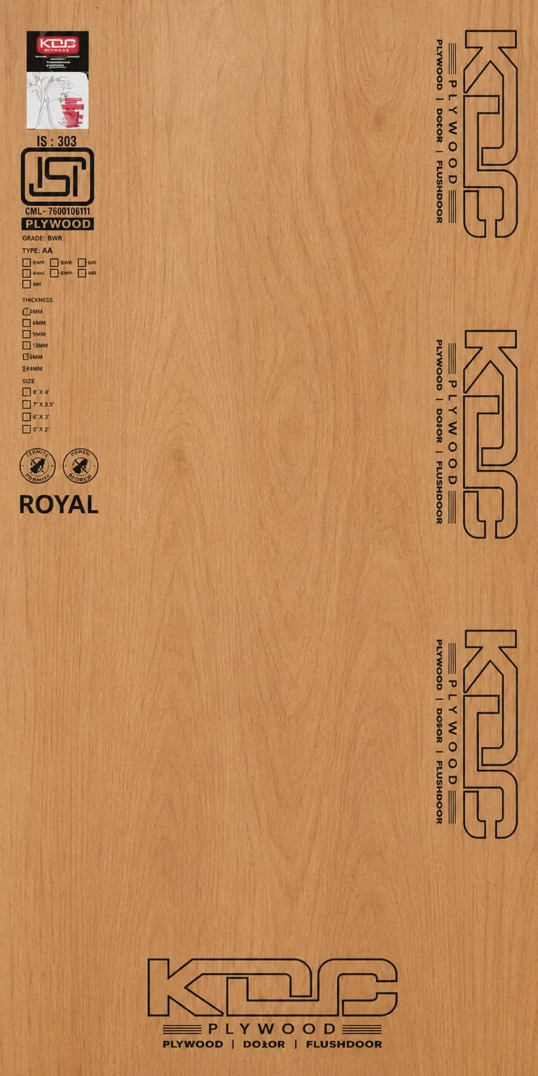 BWR Grade Plywood in use